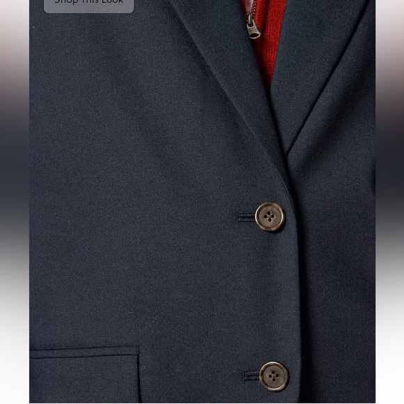 JCREW Gamine Blazer in Navy (Italian wool studio blend) - Picture 4 of 9